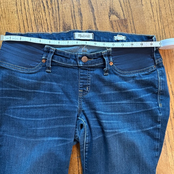 Madewell kick out crop underbelly maternity jeans GUC size 32 - Picture 6 of 7